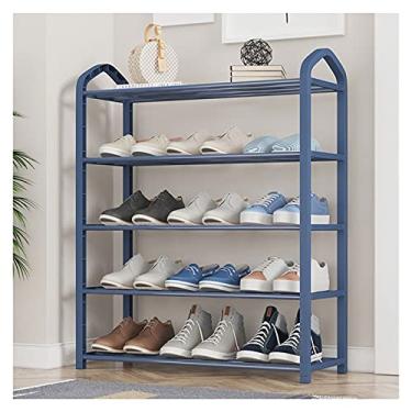 Imagem de 3FLQOOPP Sapateira para organizador de sapateira de entrada, sapateira de pé livre de 5 níveis, organizador de armazenamento de prateleira de sapatos para porta de entrada organizador de prateleira de