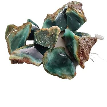 Imagem de 100 g Ágata Verde Natural Pedra Jadeíta Crua Decoração de Casa Pedra Cristais Pedras Preciosas