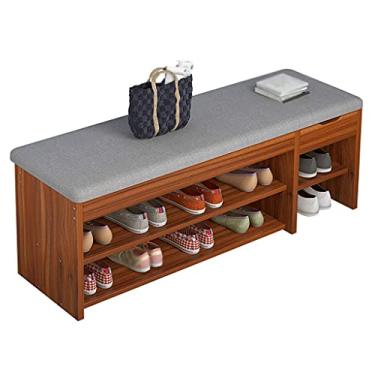 Imagem de 3FLQOOPP Sapateira para sapateira de entrada, prateleira de sapatos de 3 camadas para mudança de sofá, adequada para quarto, sala de estar, corredor, corredor, sapateira e organizador organizador de