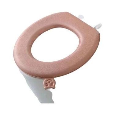 Imagem de Capa De Assento Sanitário Universal De EVA Espessado Com Alça Para Lev