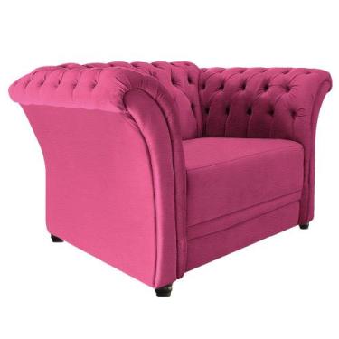 Imagem de Poltrona Decorativa Chesterfield Sofia Corano Pink- Amarena Móveis