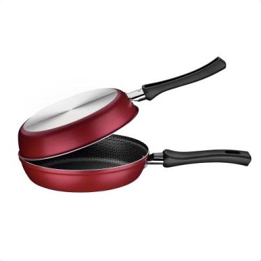 Imagem de Panela Omeleteira Loreto Alumínio Com Revestimento Interno Antiaderent