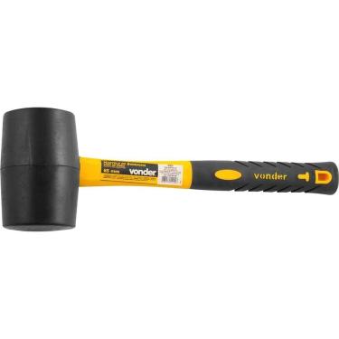 Imagem de Martelo De Borracha 65 Mm, Cabo Em Fibra, Preto, Vonder Ostenvonder