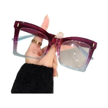 Imagem de Óculos De Leitura Vintage Cat-Eye Com Armações Verdes +1.00 a +4.00 Co