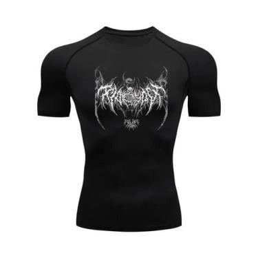 Imagem de Camiseta Masculina Y2K De Compressão De Secagem Rápida Com Manga Curta