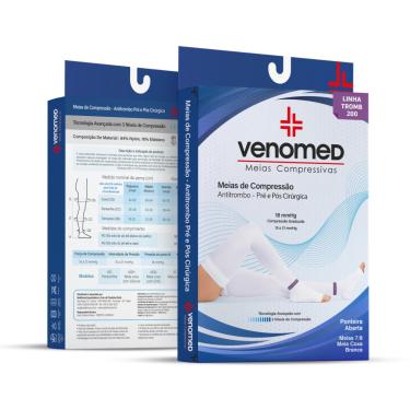 Imagem de MEIAS ANTITROMBO 15 a 21MMHG S/ PONTEIRA 7/8 UNISSEX VENOMED