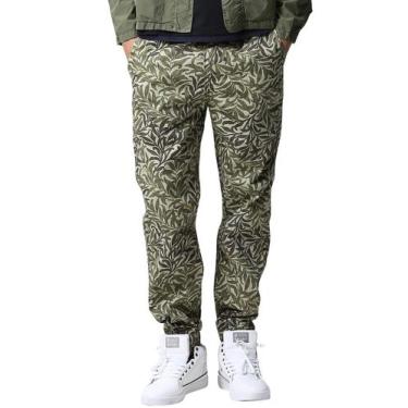 Imagem de Calça Jogger Slim Fit Masculina Match 36 Grass Max