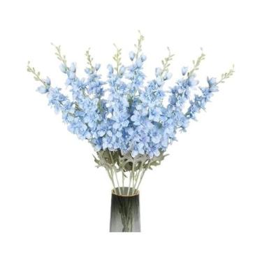 Imagem de Buquê De Flores Artificiais Longas 2 Peças, Buquê De Flores Falsas Par