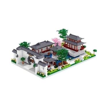 Imagem de Modelo De Blocos De Construção Do Clássico Jardim De Suzhou Chinês, Br