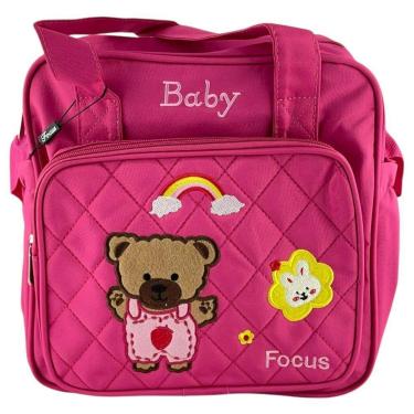 Imagem de Bolsa Maternidade Baby Ursinho Média com Alça Regulável e de Mão-Unissex