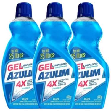 Imagem de Limpador Concentrado Gel 4 em 1 Rende até 25 Litros Mariner 500 ml 3 u