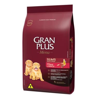 Imagem de Gran Plus Menu Filhote 15KG, 15kg, carne e arroz