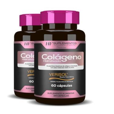 Imagem de 2X Colageno Verisol + Calcio Hf Suplementos 60Caps