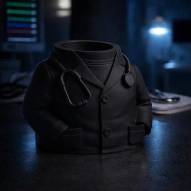 Imagem de Porta-Canetas Médico  Organizador em Formato de Jaleco - Tudona3d, Pre