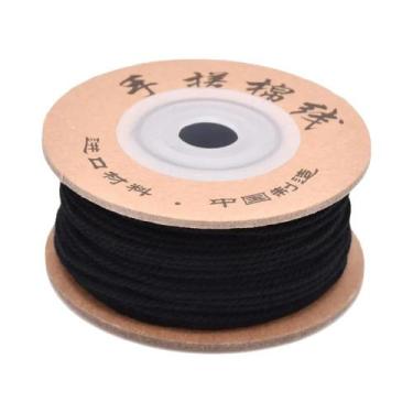 Imagem de Corda De Algodão Trançada De 3 Fios Para Macramê, Fio Para Miçangas, C