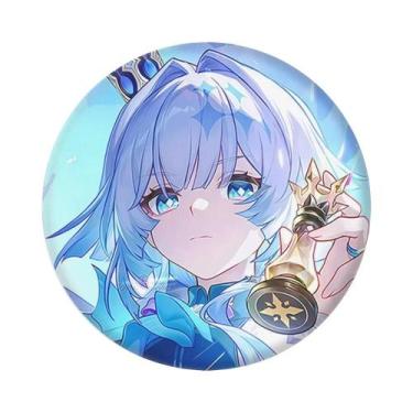 Imagem de Crachá De Cosplay De 58mm Do Jogo Honkai Star Rail: AMPHOREUS, Aglaea,