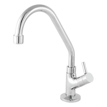 Imagem de Torneira Bancada de Cozinha 1/4 de Volta Plena Cromado