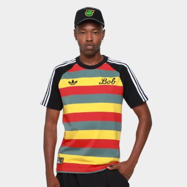 Imagem de Camiseta Jamaica Adidas Bob Marley Originals Masculina-Masculino
