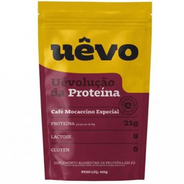 Imagem de Albumina Proteina Ovo Cafe Mocaccino 420g - Uevo - Uêvo