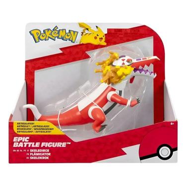 Imagem de Pokémon Boneco 19 cm Articulado Skeledirge Batalha Épica – Sunny