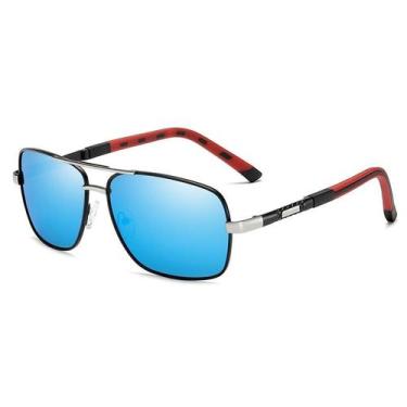 Imagem de Óculos de Sol Masculino Polarizado Proteção UV400 Vinkin, Azul