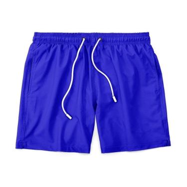 Imagem de Short Bermuda Masculino Tactel Liso Praia Academia Preto-Masculino