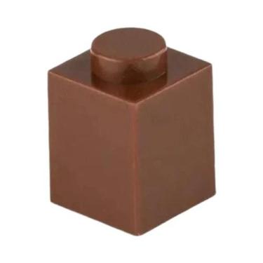 Imagem de 100 Peças De Blocos De Montar Compatíveis MOC 1x1 3005, Brinquedos Edu