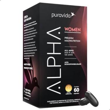Imagem de Alpha Women Multivitamínico Premium 60 Caps - Pura Vida, Natural