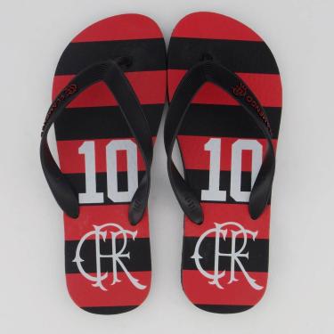 Imagem de Chinelo Flamengo Manto Zico Preto-Masculino