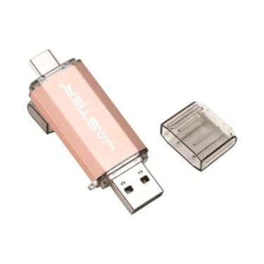 Imagem de Pen Drive USB JASTER OTG Tipo C 2 Em 1 Micro USB 128GB 64GB 32GB 16GB 