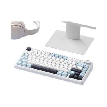Imagem de Teclado Mecânico Gamer Sem Fio Bluetooth E Com Fio RGB Layout 75% Perf