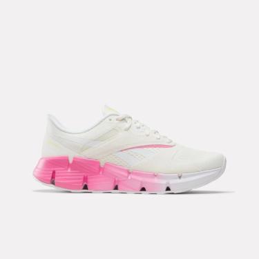 Imagem de Tênis Reebok Zig Dynamica 5 Bege/Rosa Feminino Tamanho:39;Gênero:Feminino;Cor:-Feminino
