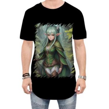 Imagem de Camiseta Longline Elfa Linda na Floresta Mágica 3 - Kasubeck Store, G