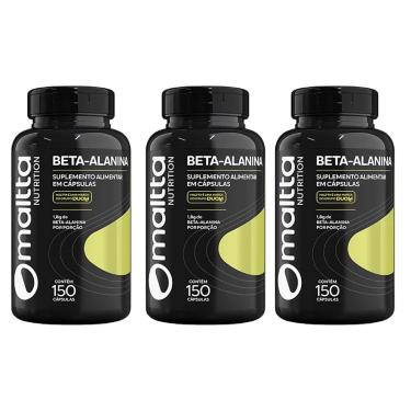 Imagem de Kit 3x Beta-Alanina 3x150 cápsulas Maltta-Unissex