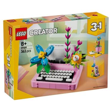 Imagem de Lego Creator 3 Em 1 - Máquina De Escrever Com Flores - 363 Peças - 31169