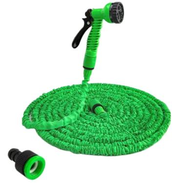 Imagem de Mangueira Mágica Expansível Flexível Retrátil Com Gatilho (verde)