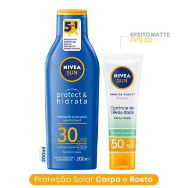 Imagem de Kit Protetor Solar Corporal Hidratante 200ml FPS 30 + Filtro Solar Fac