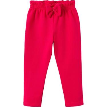 Imagem de Calça Em Moletom Feminina Infantil  - Fantoni, Pink, 2 anos