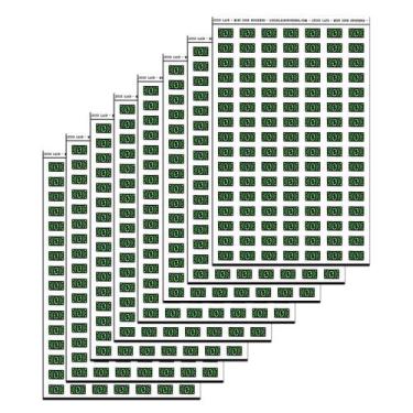 Imagem de Adesivos Mini para Planner 224 un. Branco Fosco, Kit com 4 - Marca Pró