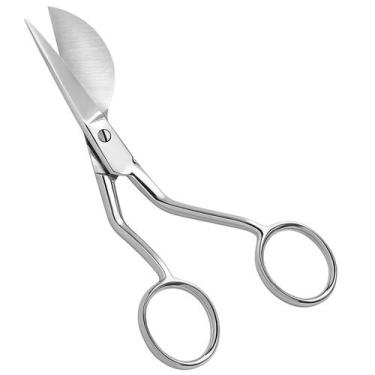 Imagem de Tesoura KH866 5,8" bico de pato para aplique com cabo curvo
