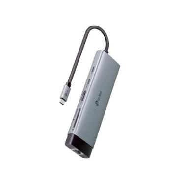 Imagem de Hub USB-C TP-Link UH9120C 9 em 1 HDMI 4K RJ45 Gigabit PD 100W USB 3.0 