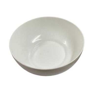 Imagem de Bowl Moon 1,3L Branco Tigela Servir Cozinha Mesa Posta Saladas Sopas M