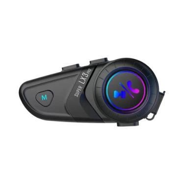 Imagem de Fone De Ouvido Bluetooth Para Capacete De Moto BT5.4 Sem Fio Chamada M