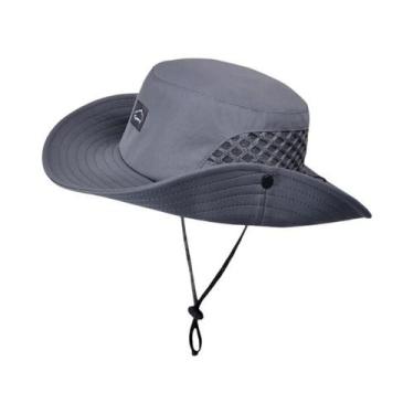 Imagem de Chapéu De Verão Masculino Respirável Com Proteção Solar E Aba Larga Xi