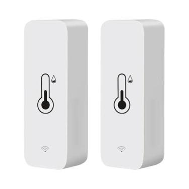 Imagem de Sensor De Temperatura E Umidade WiFi Para Casa Inteligente Tuya SmartL