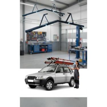 Imagem de 2x Rack Porta Escadas Universal Carros 2/4 Portas - Seguranç - Congrat