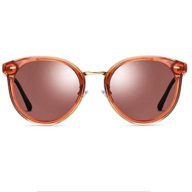 Imagem de Óculos de Sol Feminino Gatinho Hastes Brilhoso Polarizadas Design Elegante Banned 1976 (C2)