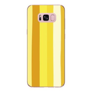 Imagem de Capa Case Capinha Samsung Galaxy  S8 Plus Arco Iris Amarelo - Showcase