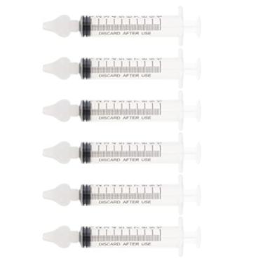 Imagem de EXCEART Irrigador Sinuss 6Pcs Seringa Bebê Nasal Irrigador Bebê Portátil Nariz Limpo Nasal Limpador de Lavar Dispositivo de Lavagem para Crianças Bebê Miúdo