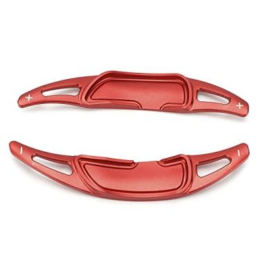 Imagem de Extensão de câmbio de volante, remo de câmbio de volante, liga de alumínio vermelha para modificação automática